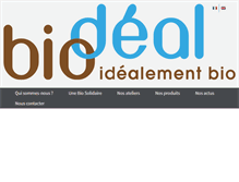 Tablet Screenshot of biodeal.fr